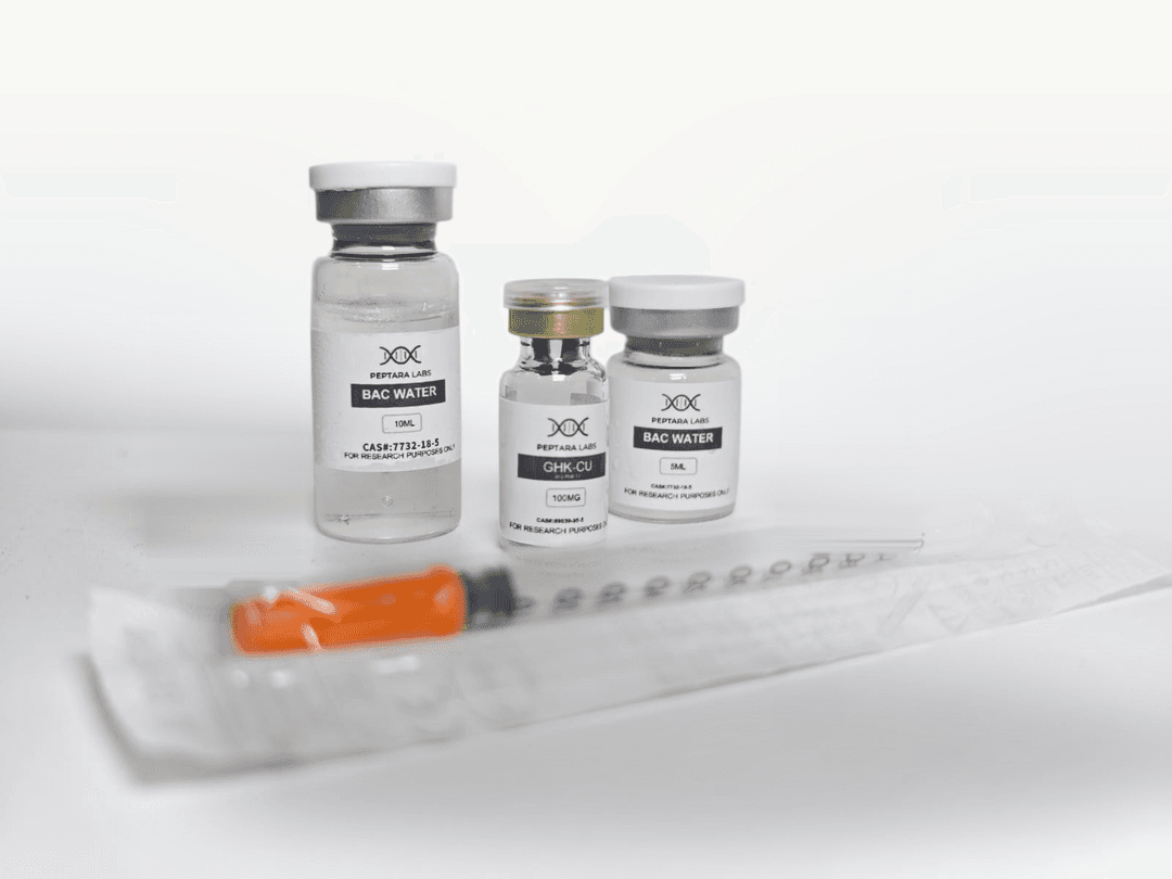 What ships with the Selank order: vial, bacteriostatic water and container